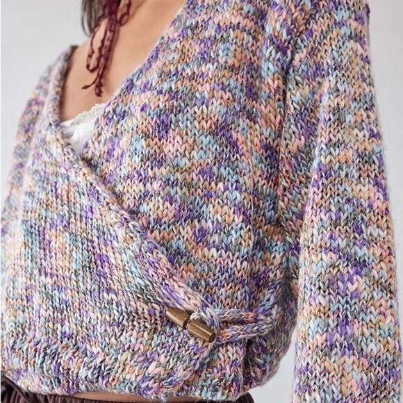 Urban Outfitters Purple Stevie Gumdrop Wrap Cardigan Sz S NWOT - Picture 7 of 11